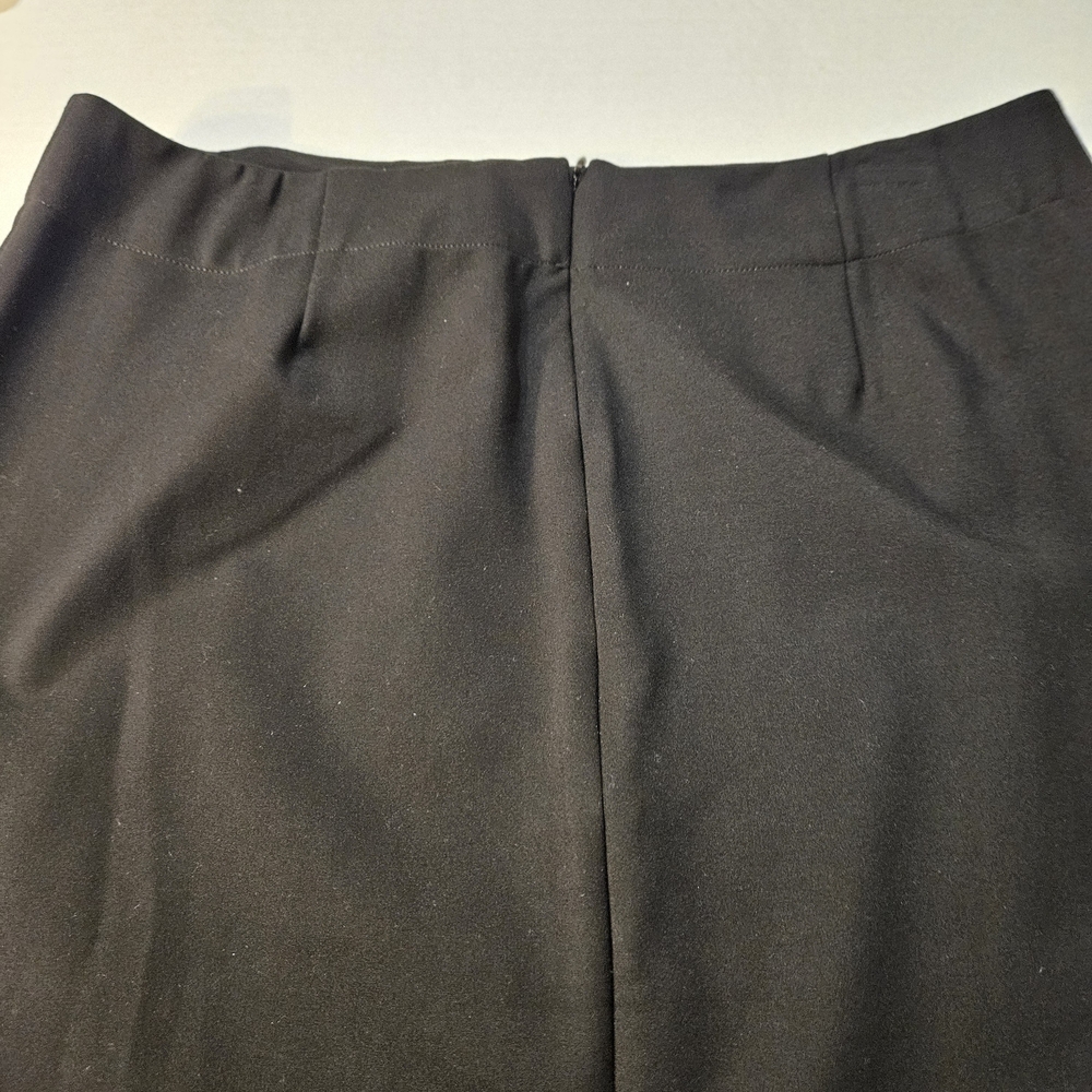 G.I.L.I. Black Pencil Skirt with Lace Detail - Picture 5 of 12